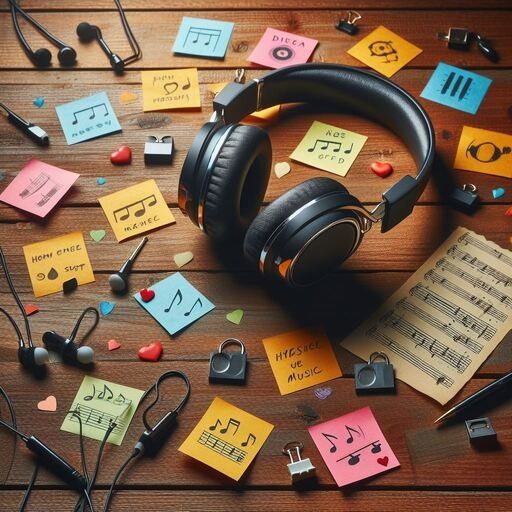 A music headset. Accompanying blog post on the difference between a Music Publisher and Distributor